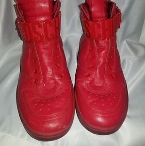 Moschino mens high tops size 10
